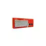 Kit Teclado + Mouse Sem Fio Retro Branco Tm409 Oex - 3