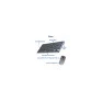 Kit Teclado + Mouse Sem fio Bluetooth Recarregavel 1600Dpi Hk8860 Kaizu - 2