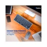 Kit Teclado + Mouse Sem fio Bluetooth Recarregavel 1600Dpi Hk8860 Kaizu - 4