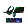 Kit Teclado + Mouse Usb Gamer + Headset P3 + Mousepad Canopus Cgcs41 Elg - 1