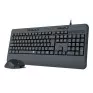 Kit Teclado + Mouse Usb Office Ergonomico Preto Bs-7642 Redragon - 2