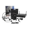 Microfone Sem Fio Duplo Com Recpetor Uhf 055-0004 Pix - 1