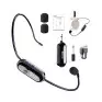 Microfone Sem Fio Headset 3.5Mm Preto Yuhui - 1