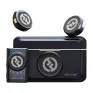 Microfone Sem Fio Lapela Duplo Lark M2 Duo Preto Hollyland - 2