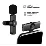 Microfone Sem Fio Lapela Flex Tipo-C Gs-8907 Gshield - 3