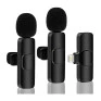 Microfone Sem Fio Lapela Profissional Iphone Mt-08 Oem - 1