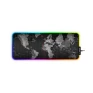 Mouse Pad Sem Apoio Gamer Com Led Rbg 12 Cores Mapa Mundi Mp-Led3080C02 Exbom - 1