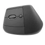 Mouse Sem Fio Optico Lift Left Vertical Canhoto Grafite 910-006467 Logitech - 2