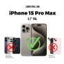 Pelicula Frontal Para Iphone 15 Pro Max Defender Pro Privancy Gs-9123 Gshield - 2
