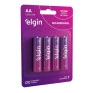 Pilha Recarregavel AA Blister Com 4 Unidades 2500Mah Elgin CE - 1