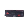Teclado Gamer Usb Com Fio Action Vermelho/Preto Tc200 Oex - 1