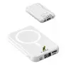 Carregador Portatil Power Bank 10.000 Mah Inducao Magnetica Branco/Preto Xc-Bank-24 X-Cell - 1