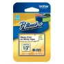 Fita Para Rotuladora M231 12Mm X 8M Branco Pt70/Pt80/Pt90 Brother CE - 1