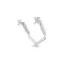 Suporte De Mesa Dois Monitores Articulado Com Pistao A Gas 12'' A 32'' Branco Bsmtg023w Bluecase - 2