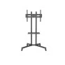 Suporte Para Tv Pedestal Com Rodas Monitor Movel 32" A 65" Preto 079-0033 Pix - 1
