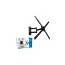 Suporte Para Tv Tri-Articulado 10'' A 60'' Montado Preto 079-0015 Px-11 Pix - 1
