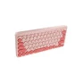 Teclado Bluetooth Sem Fio Retro Rosa Tc510 Oex - 3