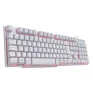 Teclado Usb Com Fio Gamer Hydra Com Led Rgb Abnt2 Branco Gth110Bv Vinik - 1