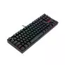 Teclado Usb Com Fio Gamer Magnetico Kumara Pro Switch Marrom Rgb Abnt2 Preto K552rgb-Pro Redragon - 3