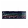 Teclado Usb Com Fio Gamer Mecanico Preto Led Rgb Pkohblrgb Abnt2 Pcyes - 1