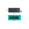 Teclado Usb Sem Fio Com Touchpad Preto K400 Plus 920-007125 Logitech - 2