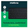 Teclado Usb Sem Fio Preto Tsi-50 4293200 Intelbras - 2