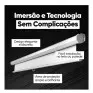 Tela De Projecao Retratil Eletrica 120" 2,60 X 1,95Cm Pbs-120 Ponto Br - 2