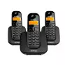 Telefone Sem Fio Com 2 Ramais Preto Ts3113 Intelbras - 1