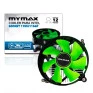 Cooler Fan Universal Processador Intel 1150/1151/1155/1156P 80Mm Preto/Verde Myc/Tx900-Or Mymax - 4