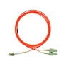 Cordao Optico Duplex Mm Lc/Upc-Sc/Upc Om1 2Mm 2.5M  Lszh Fibercore - 1