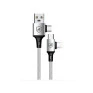 Cabo Usb X 4 Em 1 Tipo-c / Micro Usb Tipo-c /Usb 1M Branco Discovery Gshield - 1