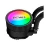 Water Cooler Sangue Frio 3 Black Vulcan 240Mm Com Led Argb Tdp 350W Argbsf3240Br Pcyes - 4