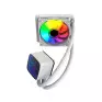 Water Cooler Tundra White Ghost 120Mm Com Led Argb Tdp 150W Wctwg120 Pcyes - 3