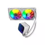 Water Cooler Tundra White Ghost 240Mm Com Led Argb Tdp 250W Wctwg240 Pcyes - 3