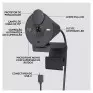 Webcam Fhd 1080P Brio 305 Grafite 960-001519 Logitech - 3