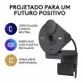 Webcam Fhd 1080P Brio 305 Grafite 960-001519 Logitech - 4