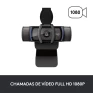 Webcam Fhd 1080P C920E 960-001360 Logitech - 3