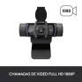 Webcam Fhd 1080P C920E 960-001401 Logitech - 3